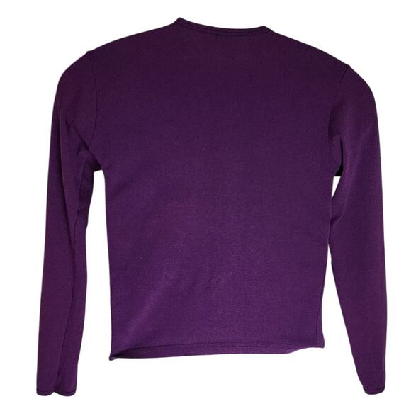 VTG 90s TIGI Bead Head It's All about Gold Purple  Long Sleeve T Shirt W Small - Picture 2 of 9